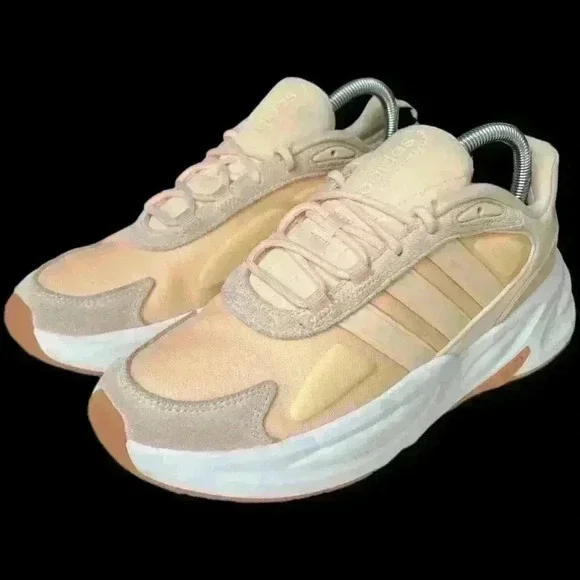 adidas | Shoes | Adidas Ozelle Cloudfoam Orange White Womens Us 85 Gx4693  Running Sneakers Shoe | Poshmark